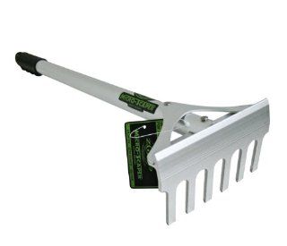 Microscaper Mini Grading Rake 5.5in Wide 23 5/8in Overall  Patio, Lawn & Garden