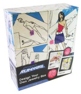 Project Runway Design Your Own Jewelry Box   Color your own Jewlery Box Toys & Games