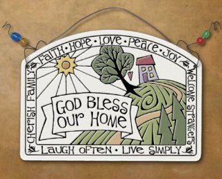 God Bless Our Home Plaque  