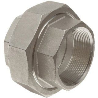 Stainless Steel 316 Cast Pipe Fitting, Union, Class 150, 2" NPT Female Industrial Pipe Fittings