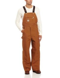Carhartt Men's Zip To Thigh Bib Overall Unlined Clothing