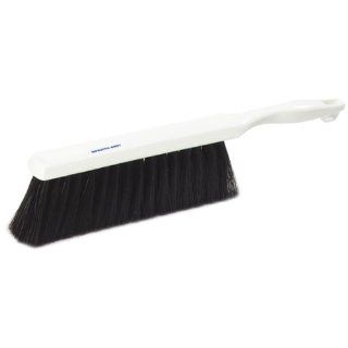 Carlisle 4048100 Flo Pac Plastic Handle Counter/Bench Brush, Polyester Bristles, 8" Brush Length, 13" Overall Length Cleaning Brushes