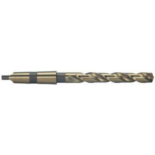 PRECISION TWIST Cobalt Taper Shank Twist Drills Tool Material Cobalt Shank Style Taper Shank Flute Shape Helical Flutes Drill Point Angle 135 Overall Length  10 1/2" Size  3/4" Taper Shank Drill Bits