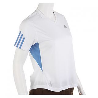 Adidas Response™ Short Sleeve Tee  Women's   White/Nu Blue/Nu Blue