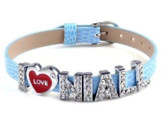 MBOX One direction I love niall blue band bracelet Wristband wrist band Jewelry