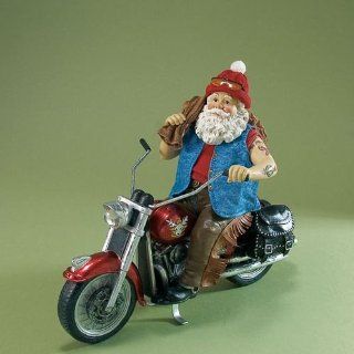 Clothtique Possible Dreams *BORN TO GIVE* Motorcycle Santa w/Gifts  Collectible Figurines  