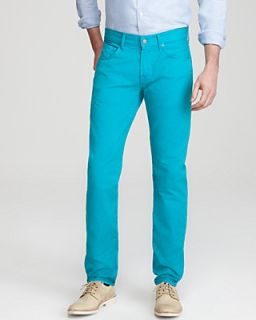 7 For All Mankind Jeans   Slim Straight Fit in Teal Blue's