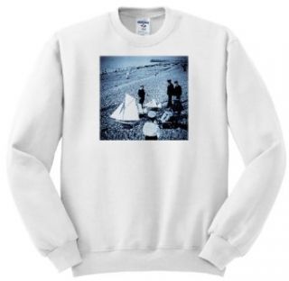 Scenes from the Past Magic Lantern Slide   Boys on the Seaside Dieppe France Cyan   Sweatshirts Clothing