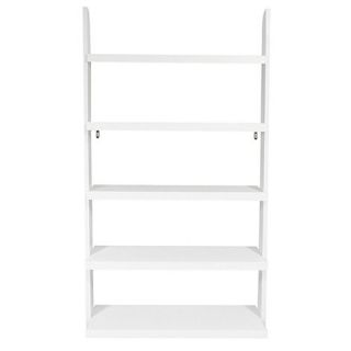White Nash gloss wall leaning shelf unit