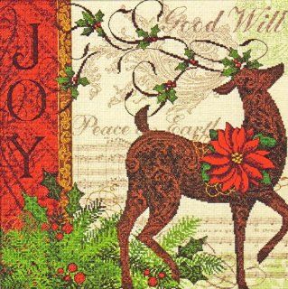 Cross Stitch Kit Winter Reindeer Dimensions Gold Collection