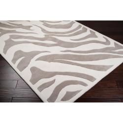 B. Smith Hand tufted Zebra Animal Print Ihypallop Wool Rug (5' x 8') Surya 5x8   6x9 Rugs