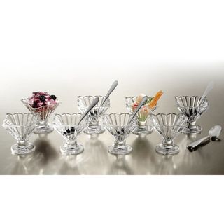 Crystal Clear Alexandria Taster Tinis 17 piece Set Crystal Clear Bowls