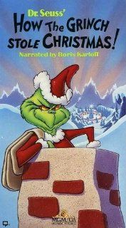 Dr. Seuss' How The Grinch Stole Christmas (Animated, 1966, Narrated by Boris Karloff) [VHS Video] Thurl Ravenscroft, Hans Conried, June Foray, Chuck Jones, Ben Washam, Dr. Seuss, Boris Karloff, but the Grinch who lived just north of Who ville did NOT
