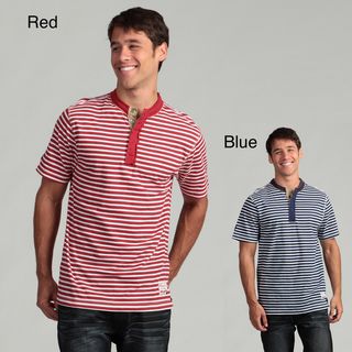 Request Men's Striped Henley Tee Request Casual Shirts