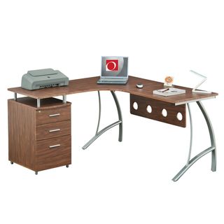 Modern Designs L shape File Cabinet Computer Desk Desks