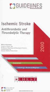 Ischemic Stroke Guidelines Pocketcard (2010) (Cards) Medical