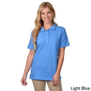 Journee Collection Women's Short Sleeve Spread Collar Polo Shirt Journee Collection Short Sleeve Shirts