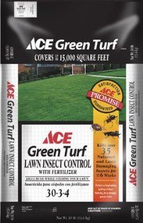 Ace Green Turf Lawn Insect Control Plus Fertilizer  Patio, Lawn & Garden