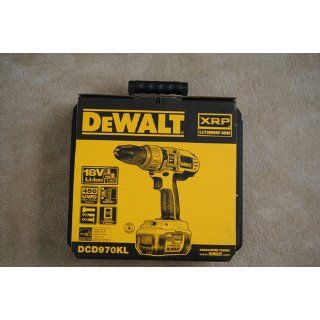 DEWALT DCD970KL 18 Volt XRP Lithium Ion 1/2 Inch Hammerdrill/Drill/Driver Kit   Power Hammer Drills  