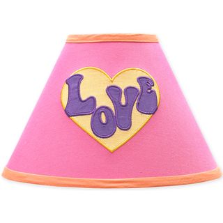 Sweet JoJo Designs Pink Groovy Lamp Shade Sweet Jojo Designs Nursery Lamps