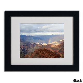 Pierre Leclerc 'Grand Canyon Rainbow' Framed Matted Art Trademark Fine Art Canvas