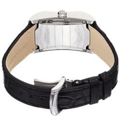 Baume & Mercier Men's M0A10019 'Hampton' Black Dial Black Leather Strap Watch Baume & Mercier Men's Baume & Mercier Watches