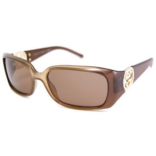 Gucci Women's GG3504 Rectangular Sunglasses Gucci Designer Sunglasses