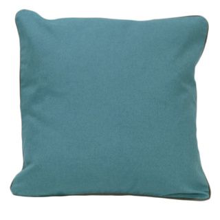 Teal Organic Cotton Solid Pillow (Set of 2) Throw Pillows