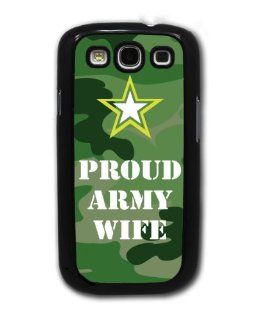 Proud Army Wife   Military   Samsung Galaxy S3 Cover, Cell Phone Case   Black Cell Phones & Accessories
