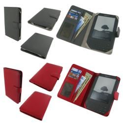 rooCASE 6 in 1 Kindle 3 Leather Folio Case Bundle rooCASE e Book Reader Accessories