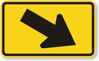 Right Diagonal Arrow (symbol) Sign, 30" x 18"