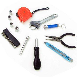 Deluxe 22 piece Household Utility Tool Set Trademark Tools Tool Sets