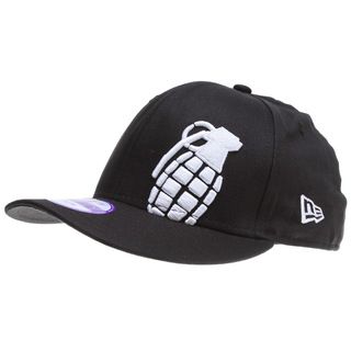 Grenade Halfer Cap Black Youth One Size Grenade Men's Hats