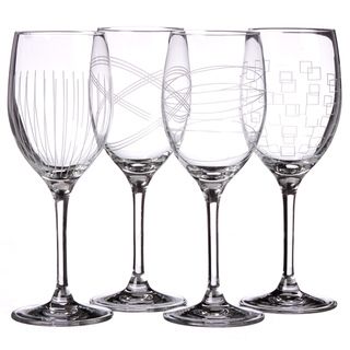 Royal Doulton Party Crystal Goblets (Set of 4) Royal Doulton Wine Glasses