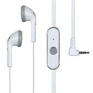 Premium LG Rumor 2 LX265 White Stereo Handsfree Earphone/ Earpiece LG Hands free Devices