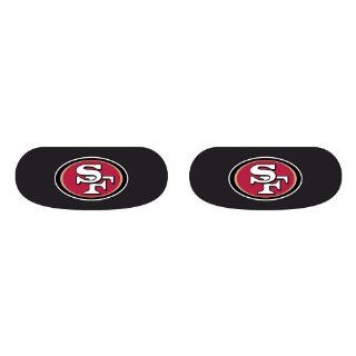 San Francisco 49ers Eye Black Strips   NFL Fan Gear   12 Per Pack  Sports Fan Apparel  Sports & Outdoors