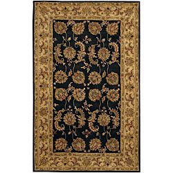 Hand Tufted Mandara Black Wool Oriental Rug (7'9" x 10'6") Mandara 7x9   10x14 Rugs