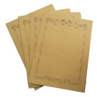 G magi 32 Sheets Vintage Kraft Paper/letter Paper 
