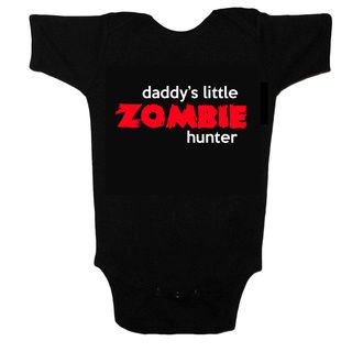 Daddy's Little Zombie Hunter Baby One piece Bodysuit Unique Boutique Boys' Shirts