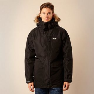 Helly Hansen Black Dublin waterproof parka jacket