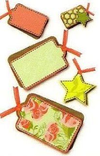 1/4 Sheet ~ Christmas Present Tags ~ Edible Image Cake/Cupcake Topper  Dessert Decorating Cake Toppers  Grocery & Gourmet Food