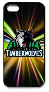 Minnesota Timberwolves Logo NBA HD image case cover for iphone 5 black A Nice Present Cell Phones & Accessories