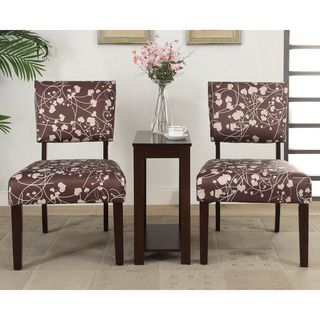 Alexis 'Hartz' 3 piece Accent Chairs and Side Table Set Chairs