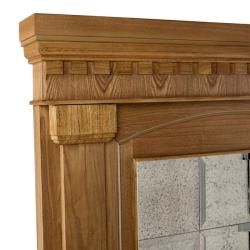 angeloHome Aegean Mirrored Mantel Facade Upton Home Indoor Fireplaces