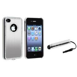 Silver Bling Case/ Mini Stylus for Apple iPhone 4/ 4S BasAcc Cases & Holders