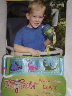 No Throw Baby Bottle and Sippy Cup Tether, Blue Dinosaurs  Baby Pacifiers  Baby