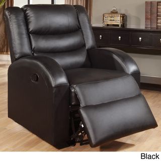 Squarehead Bonded Leather Rocker Recliner Recliners