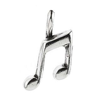 Sterling Silver Musical Notes Charm Jewelry