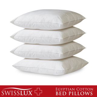 Egyptian Cotton Hypoallergenic Poly fill Pillows (Set of 4) Pillows
