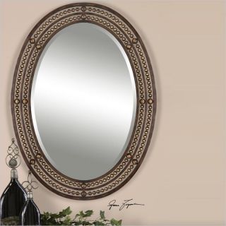 Uttermost Matney Mirror in Distressed Oil Rubbed Bronze   13716